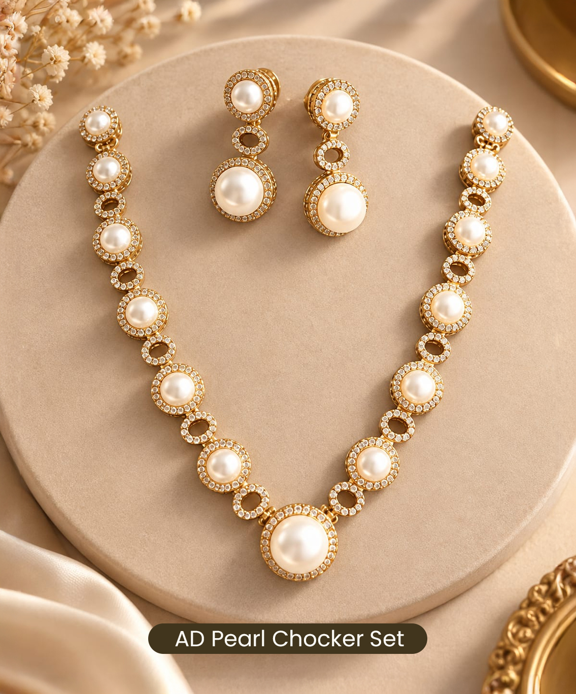 AD Pearl Chocker Set