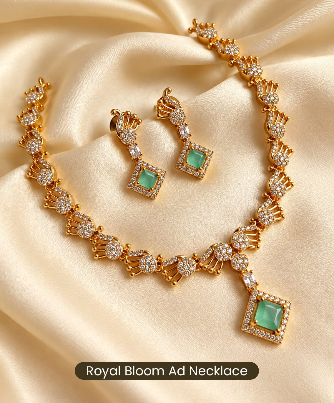 Royal Bloom Ad Necklace